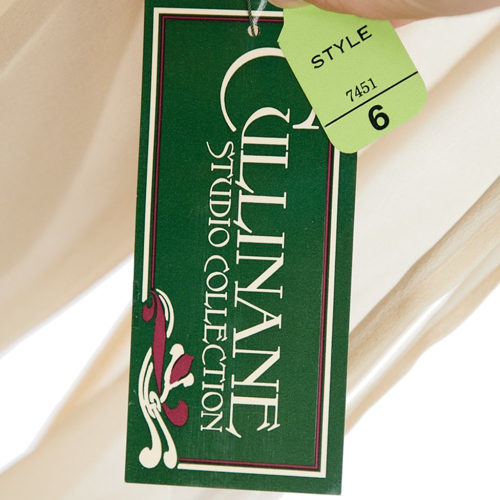 Vintage Deadstock Cullinane 100% Silk Embroidered Blouse Size 6 NOS - Picture 7 of 12